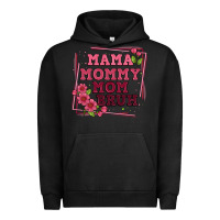 Pigment Black mama mommy mom bruh Urban Hoodie - Artiststas