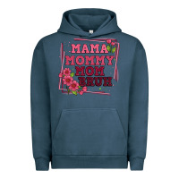Pigment Midnight Navy mama mommy mom bruh Urban Hoodie - Artiststas