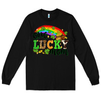 Black One lucky mom St. Patricks Day Long Sleeve Tee - Neo Western