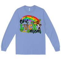 Colony Blue One lucky mom St. Patricks Day Long Sleeve Tee - Neo Western