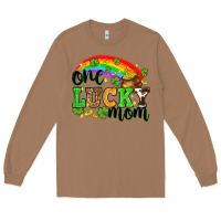 One Lucky Mom St. Patricks Day Long Sleeve Tee | Teevron