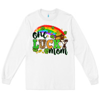White One lucky mom St. Patricks Day Long Sleeve Tee - Neo Western