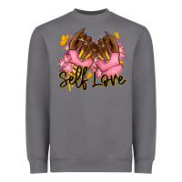 Storm Self love pink afro nails Heavyweight Sweatshirt - RanaPortraitStore