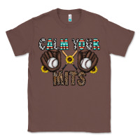 Chestnut calm your mits baseball Classic Tee - CowhideDigitalArt