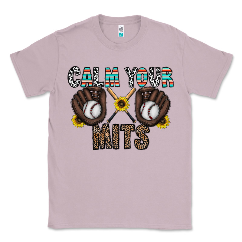 Calm Your Mits Baseball Classic Tee by CowhideDigitalArt | Teevron
