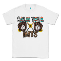 White calm your mits baseball Classic Tee - CowhideDigitalArt