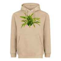 Mushroom Lemon Lime Dracaena Leaf Heavyweight Hoodie - LillyAllenDesigns