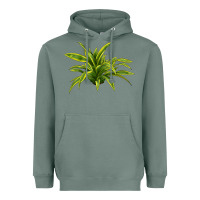 Sage Lemon Lime Dracaena Leaf Heavyweight Hoodie - LillyAllenDesigns