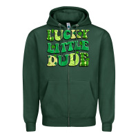 Sports Green lucky little dude Zipper Hoodie - Artiststas