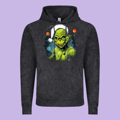 Grinch Vintage Hoodie Designed By Unal Design