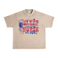 French Oak sleep all day nurse all night Urban Heavy Tee - texasbilliewilder
