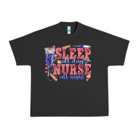 Pigment Black sleep all day nurse all night Urban Heavy Tee - texasbilliewilder