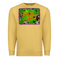 Antique Gold leopard cowhide halloween background Premium Sweatshirt - Jasminsmagicworld