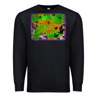 Black leopard cowhide halloween background Premium Sweatshirt - Jasminsmagicworld