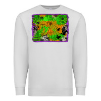 Dove Grey leopard cowhide halloween background Premium Sweatshirt - Jasminsmagicworld