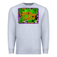 Heather Grey leopard cowhide halloween background Premium Sweatshirt - Jasminsmagicworld