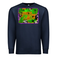 Navy leopard cowhide halloween background Premium Sweatshirt - Jasminsmagicworld