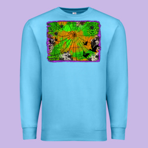 Leopard Cowhide Halloween Background Premium Sweatshirt Designed By Jasminsmagicworld