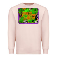 Pale Pink leopard cowhide halloween background Premium Sweatshirt - Jasminsmagicworld