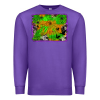 Purple leopard cowhide halloween background Premium Sweatshirt - Jasminsmagicworld