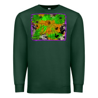 Sports Green leopard cowhide halloween background Premium Sweatshirt - Jasminsmagicworld