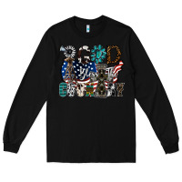 Black god bless the country Long Sleeve Tee - SublimationCraftShop
