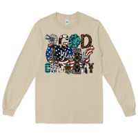 Mushroom god bless the country Long Sleeve Tee - SublimationCraftShop