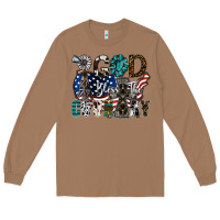 Toasted Coconut god bless the country Long Sleeve Tee - SublimationCraftShop