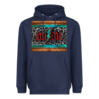 Navy leopard lightning bolt mimi mother's day Heavyweight Hoodie - Jasminsmagicworld
