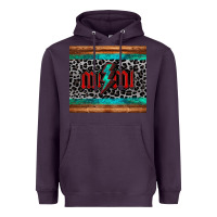 Plum leopard lightning bolt mimi mother's day Heavyweight Hoodie - Jasminsmagicworld