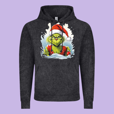 Grinch Vintage Hoodie Designed By Unal Design