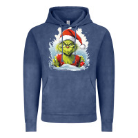 Vintage Denim Grinch Vintage Hoodie - Unal Design