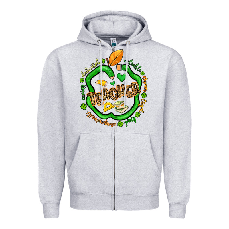 Teacher St Patrick S Day Zipper Hoodie by Artiststas | Teevron