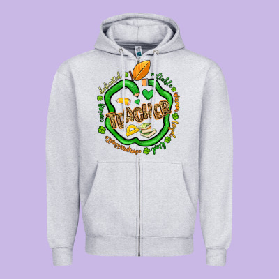 Teacher St Patrick S Day Zipper Hoodie Designed By Artiststas