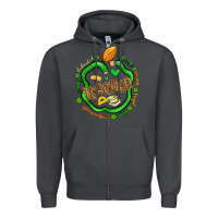 Smoke teacher st patrick s day Zipper Hoodie - Artiststas