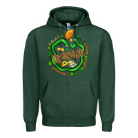 Sports Green teacher st patrick s day Zipper Hoodie - Artiststas