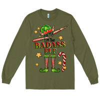 Army Green im the badass elf Long Sleeve Tee - FaDigitalArtStudio