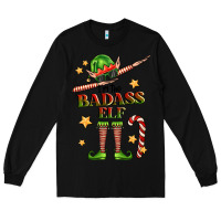 Black im the badass elf Long Sleeve Tee - FaDigitalArtStudio