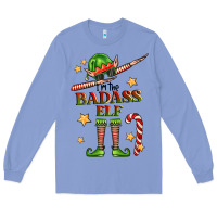 Colony Blue im the badass elf Long Sleeve Tee - FaDigitalArtStudio