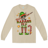 Mushroom im the badass elf Long Sleeve Tee - FaDigitalArtStudio