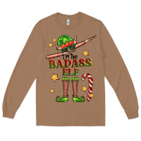 Toasted Coconut im the badass elf Long Sleeve Tee - FaDigitalArtStudio