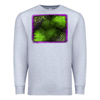Heather Grey leopard halloween background Premium Sweatshirt - Jasminsmagicworld