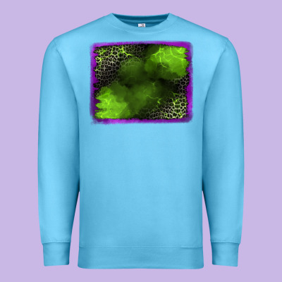 Leopard Halloween Background Premium Sweatshirt Designed By Jasminsmagicworld