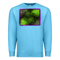 Ocean Blue leopard halloween background Premium Sweatshirt - Jasminsmagicworld