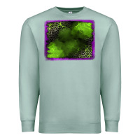Seafoam leopard halloween background Premium Sweatshirt - Jasminsmagicworld