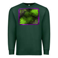 Sports Green leopard halloween background Premium Sweatshirt - Jasminsmagicworld