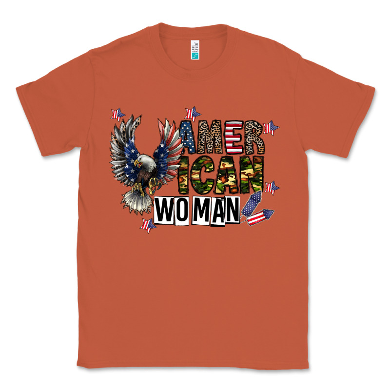 American Woman Classic Tee by CowhideDigitalArt | Teevron