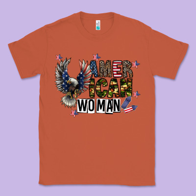 American Woman Classic Tee Designed By Cowhidedigitalart