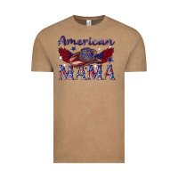 Vintage Coffee American mama with cowboy Vintage Tee - texasbilliewilder
