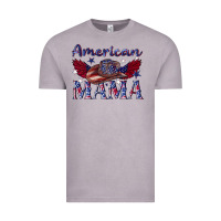 Vintage Zinc American mama with cowboy Vintage Tee - texasbilliewilder